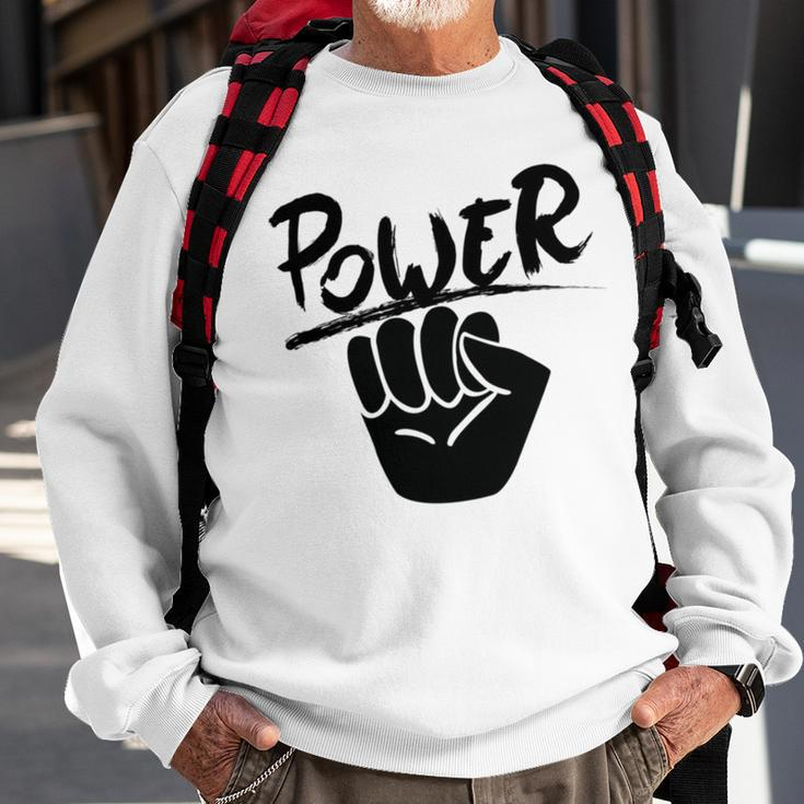 Juneteenth Black Power Sweatshirt Gifts for Old Men