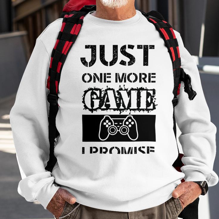 Just One More Game I Promise Sweatshirt Gifts for Old Men