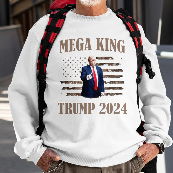 Mega King Mega King Trump 2024 Donald Trump Sweatshirt Gifts for Old Men