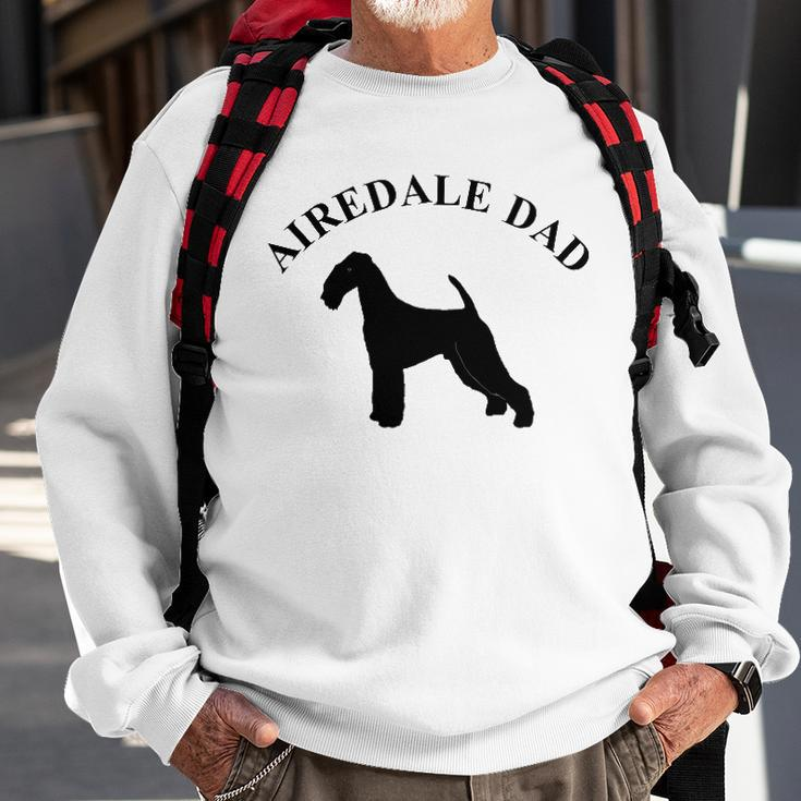 Mens Airedale Dad Airedale Terrier Owner Gift Sweatshirt Gifts for Old Men