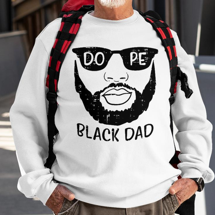 Mens Black Dad Beard African History Pride Blm Daddy Papa Men Sweatshirt Gifts for Old Men