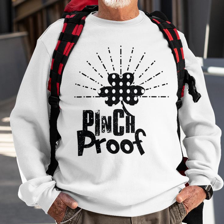 New Pinch Proof St Patricks Sweatshirt Gifts for Old Men