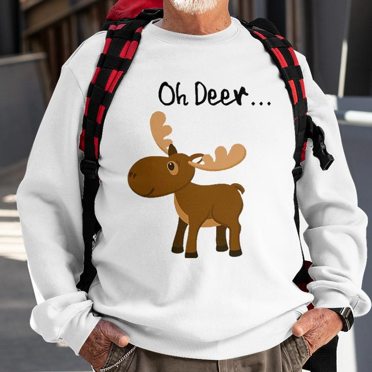 Oh Deer Cute Deer Save Wildlife Sweatshirt Gifts for Old Men