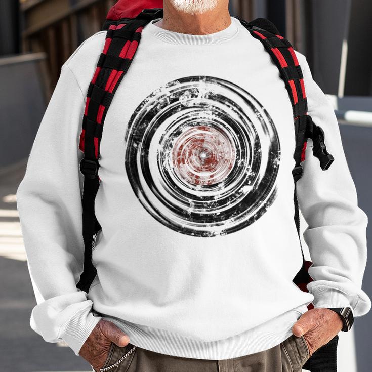 Old Vinyl Records Urban Grunge Sweatshirt Gifts for Old Men