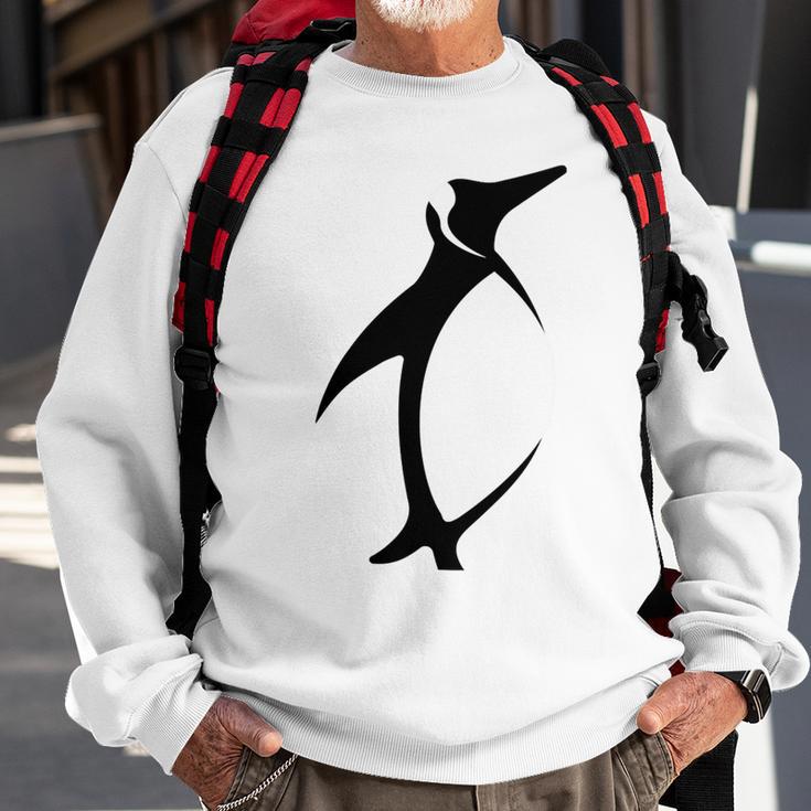 Penguin Icon Sweatshirt Gifts for Old Men