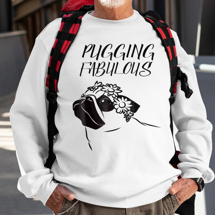 Pugging Fabulous Pug Lovers Sweatshirt Gifts for Old Men