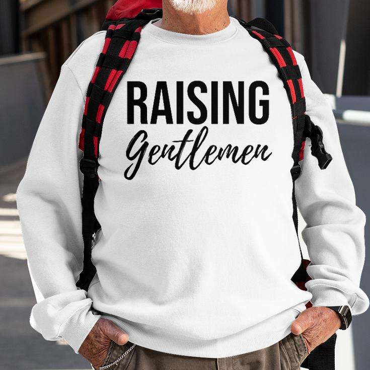 Raising Gentlemen Cute Mothers Day Gift Sweatshirt Gifts for Old Men