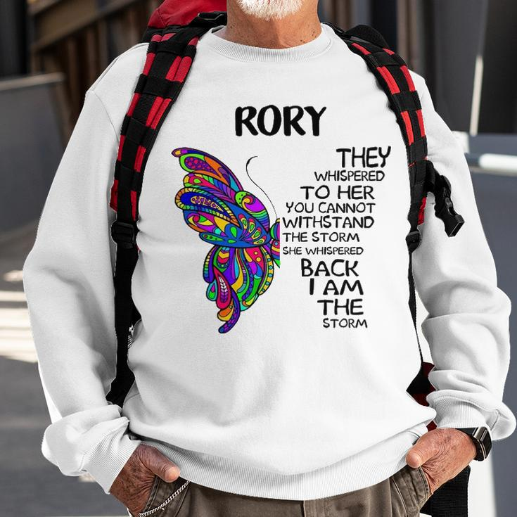 Rory Name Gift Rory I Am The Storm Sweatshirt Gifts for Old Men