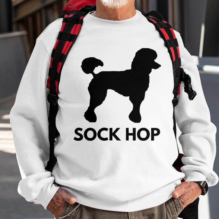 Sock Hop 50S Costume Big Poodle 1950S Party Sweatshirt Gifts for Old Men