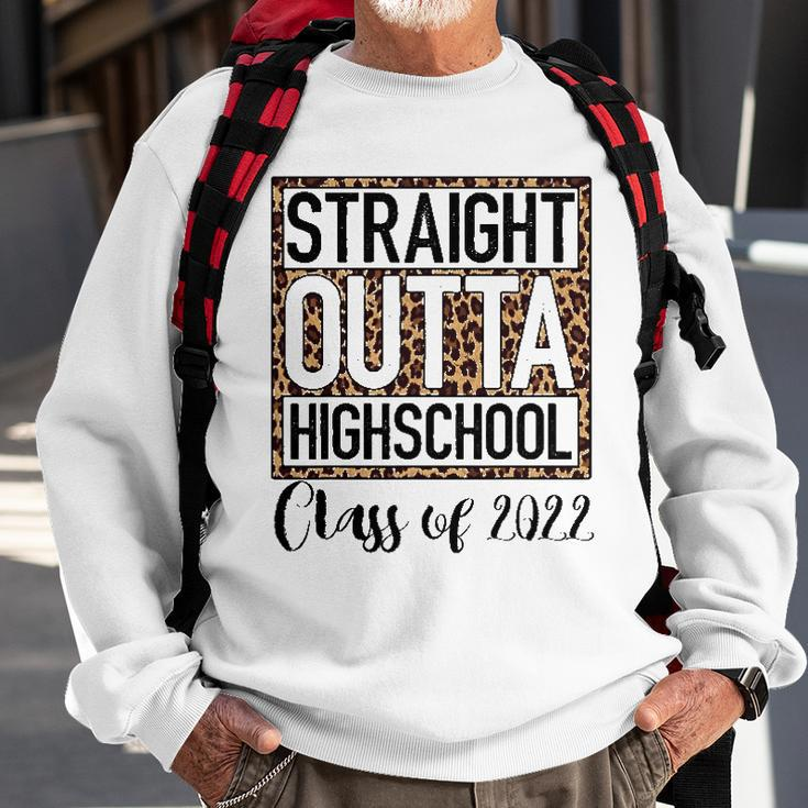 Straight Outta High School Class Of 2022 Graduation Boy Girl Sweatshirt Gifts for Old Men
