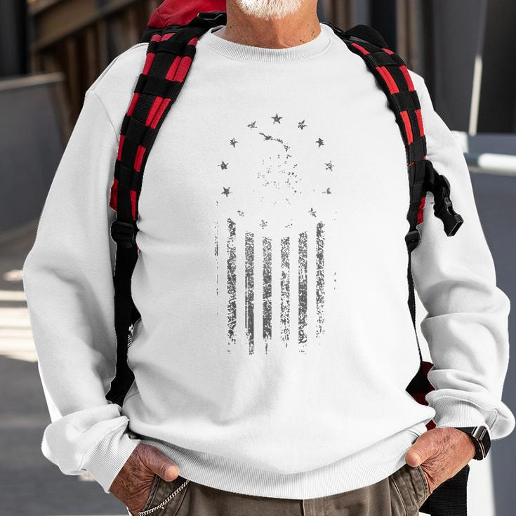 Tactical Black Gadsden Flag Snake Betsy Ross Stars Sweatshirt Gifts for Old Men