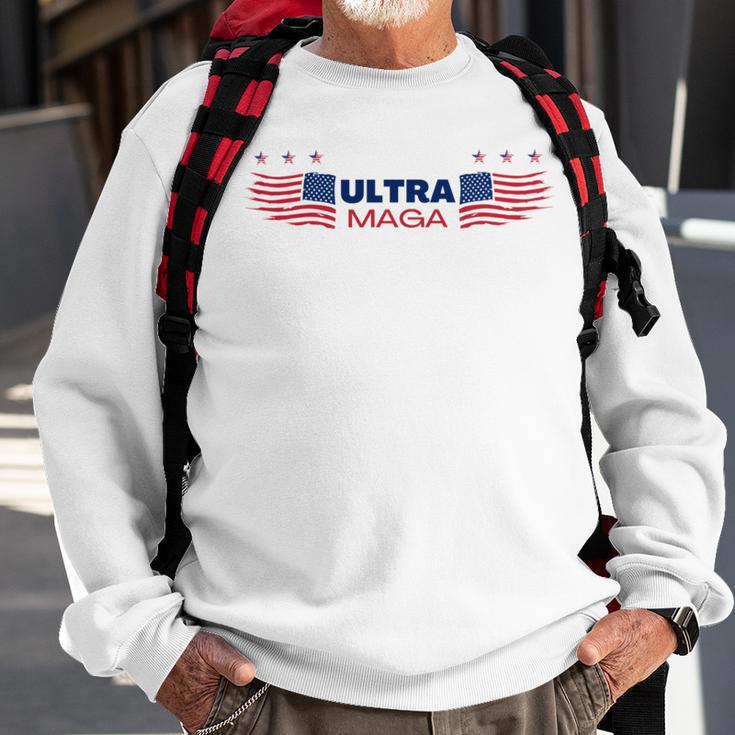 Ulltra Maga Amarican Wings Sweatshirt Gifts for Old Men