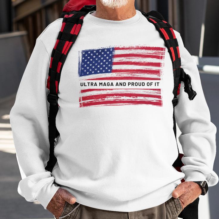 Ultra Maga And Proud Of It A Ultra Maga And Proud Of It V16 Sweatshirt Gifts for Old Men