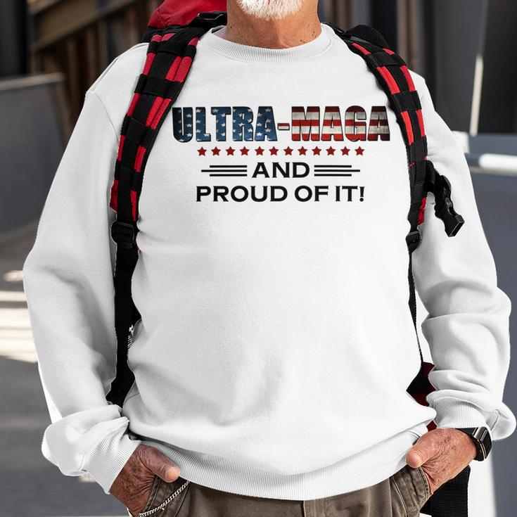 Ultra Maga And Proud Of It Antibiden Sweatshirt Gifts for Old Men