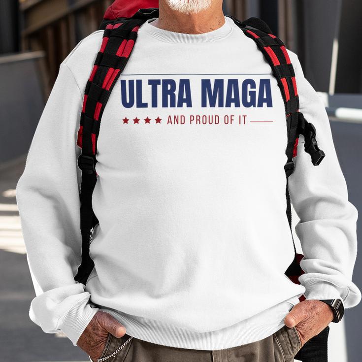 Ultra Maga And Proud Of It V10 Sweatshirt Gifts for Old Men