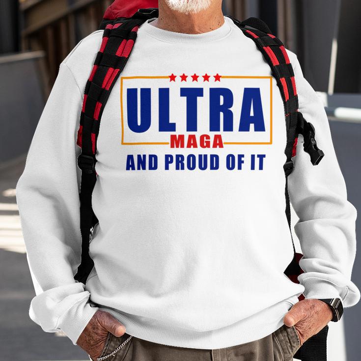 Ultra Maga And Proud Of It V11 Sweatshirt Gifts for Old Men