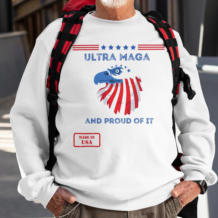 Ultra Maga And Proud Of It V12 Sweatshirt Gifts for Old Men