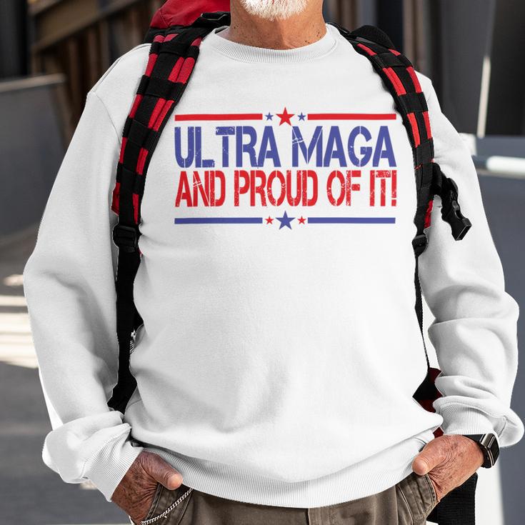 Ultra Maga And Proud Of It V14 Sweatshirt Gifts for Old Men