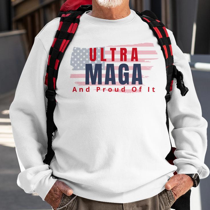 Ultra Maga And Proud Of It V17 Sweatshirt Gifts for Old Men