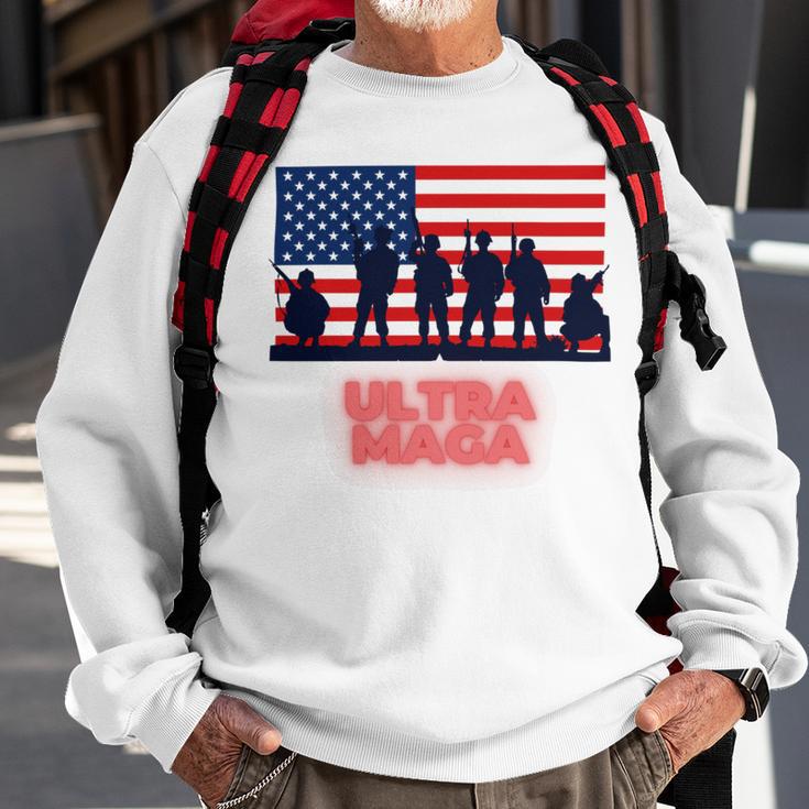 Ultra Maga And Proud Of It V21 Sweatshirt Gifts for Old Men