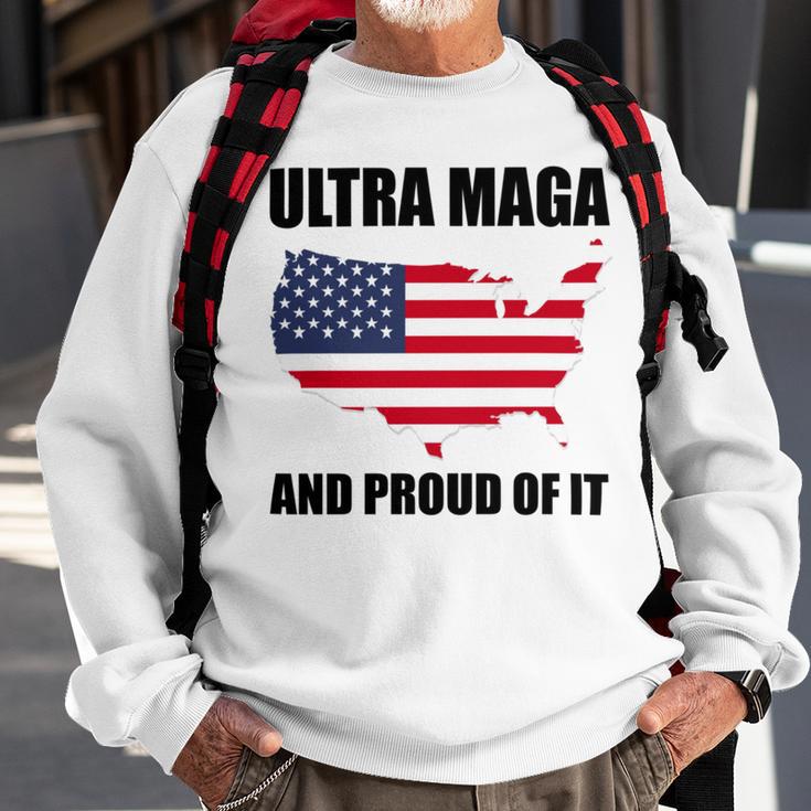 Ultra Maga And Proud Of It V6 Sweatshirt Gifts for Old Men