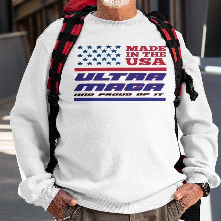 Vintageultra Maga And Proud Of It Made In Usa Sweatshirt Gifts for Old Men