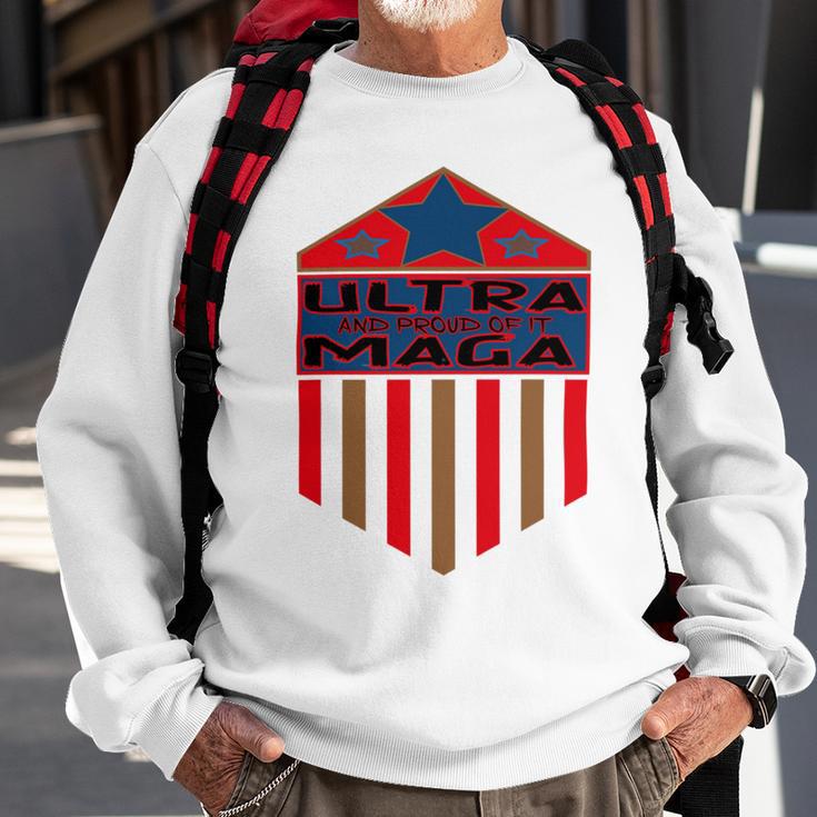 Vintageultra Maga And Proud Of It Sweatshirt Gifts for Old Men