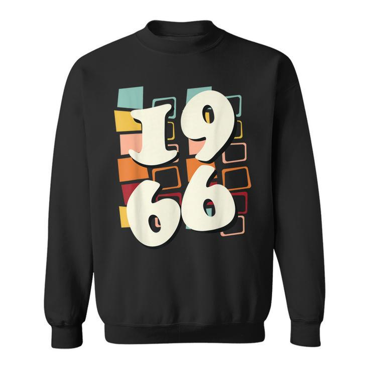 1966 Birthday 60S 1960S Sixties Hippy Retro Style Fun  Sweatshirt