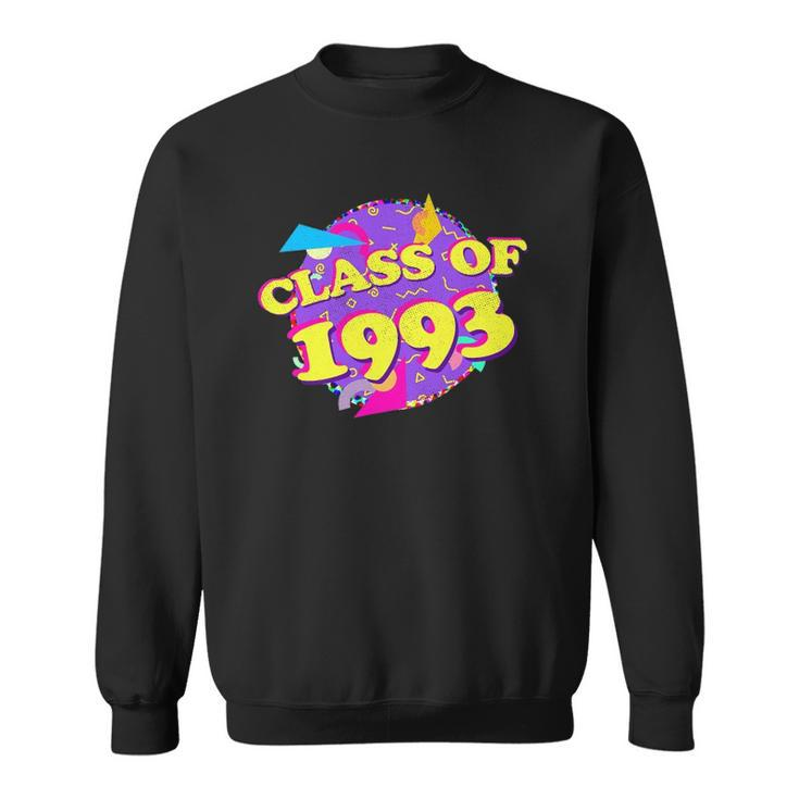 29 Years Class Reunion Class Of 1993 Retro 90S Style Sweatshirt