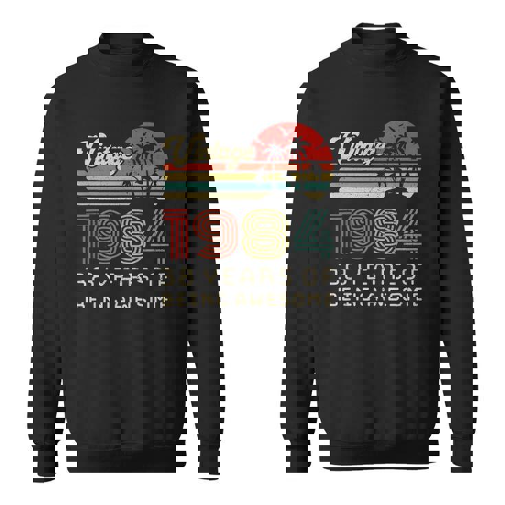 38 Years Old Birthday Vintage 1984 38Th Birthday Sweatshirt