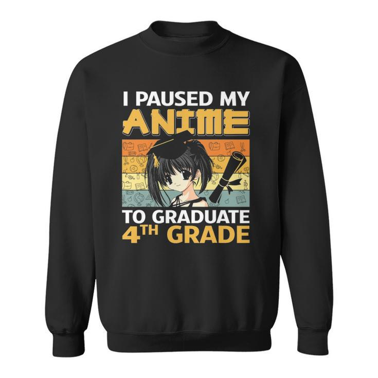 4Th Grade Graduation Anime 2022 Graduate Elementary Girls Sweatshirt