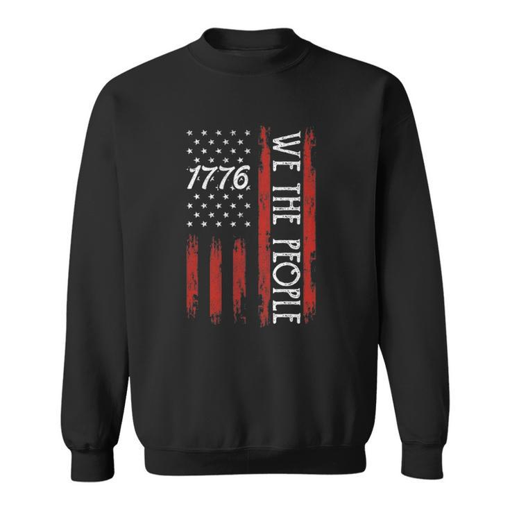 4Th Of July 1776 S For Men We The People American Flag Sweatshirt