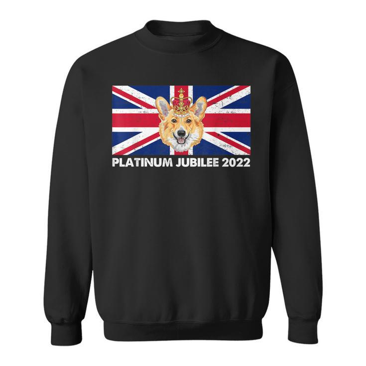 70Th Anniversary Platinum Jubilee Cute Corgi  Sweatshirt