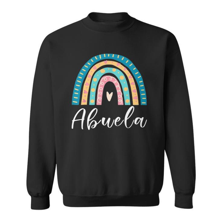 Abuela Rainbow Gifts For Women Family Matching Birthday Sweatshirt