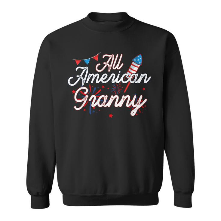 All American Granny 4Th Of July Family Matching Patriotic  Sweatshirt