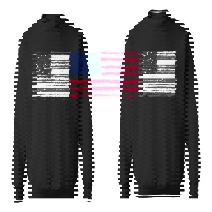 American Flag Betsy Rosswith 13 Stars For Protesters Sweatshirt