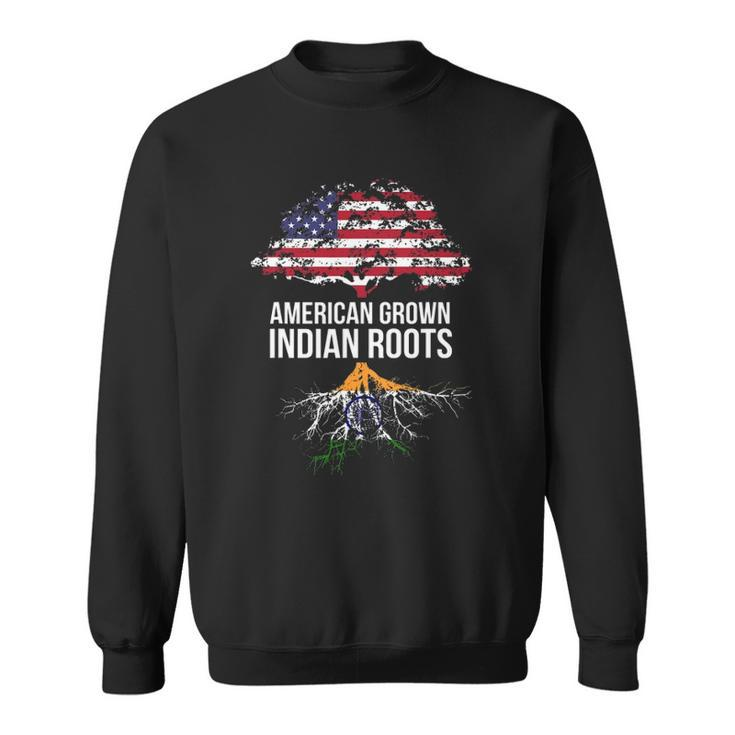 American Grown With Indian Roots  - India Tee Sweatshirt