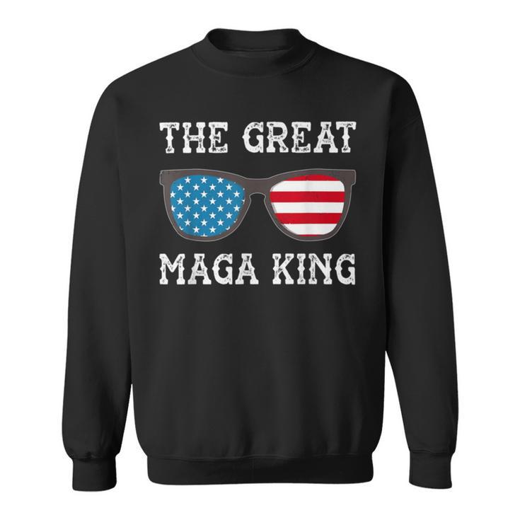 Anti Joe Biden Ultra Maga The Return Of The Great Maga King V3 Sweatshirt