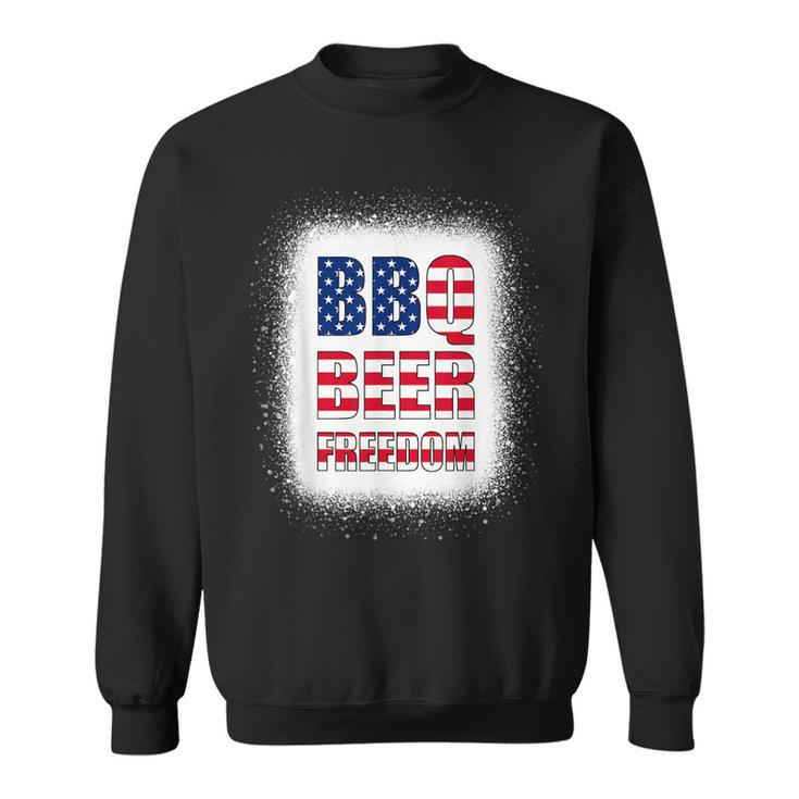 Bbq Beer Freedom America Usa Party 4Th Of July Summer  Sweatshirt