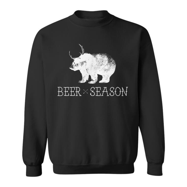 Beer bear deer sweatshirt sale