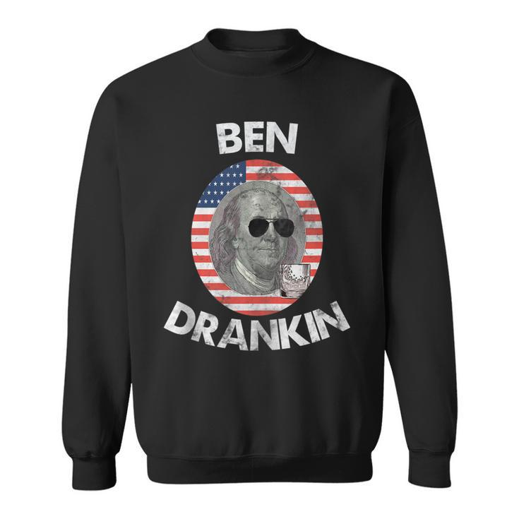 Ben Drankin 4Th Of July Gift Beer Party Sweatshirt