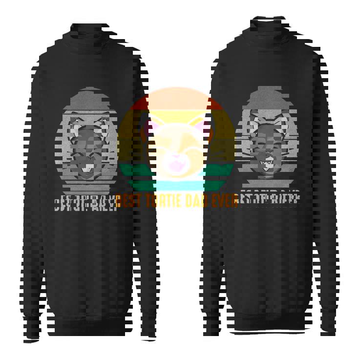 Best Tortie Dad Ever Cute Tortoiseshell Cat Lover Sweatshirt