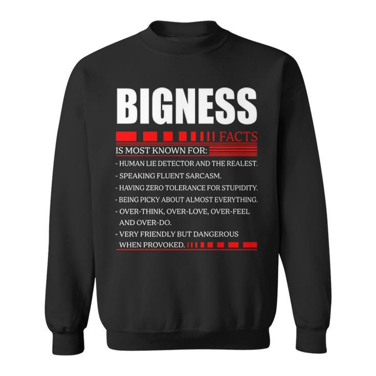 Bigness Fact Fact T Shirt Bigness Shirt  For Bigness Fact Sweatshirt