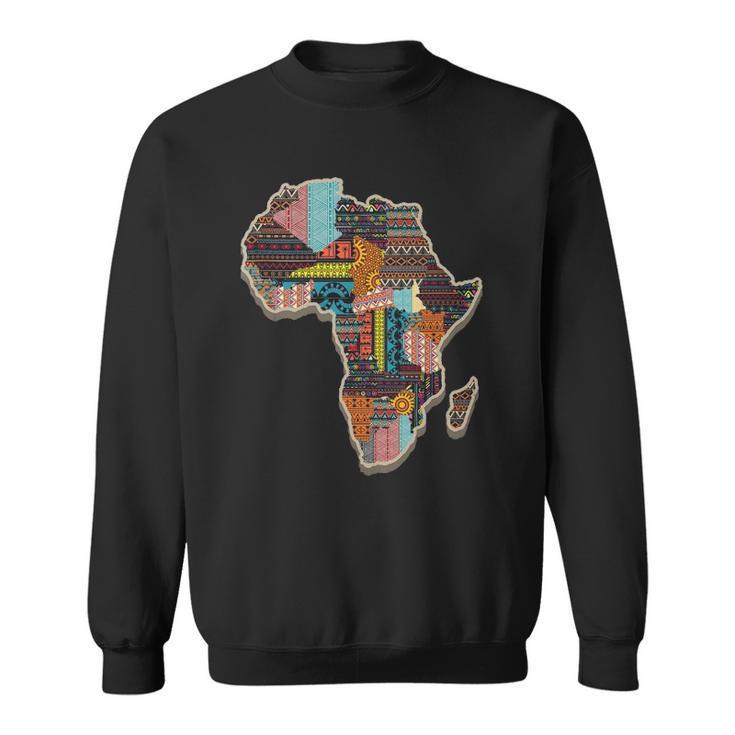 Black History African Tribal Pattern Sweatshirt