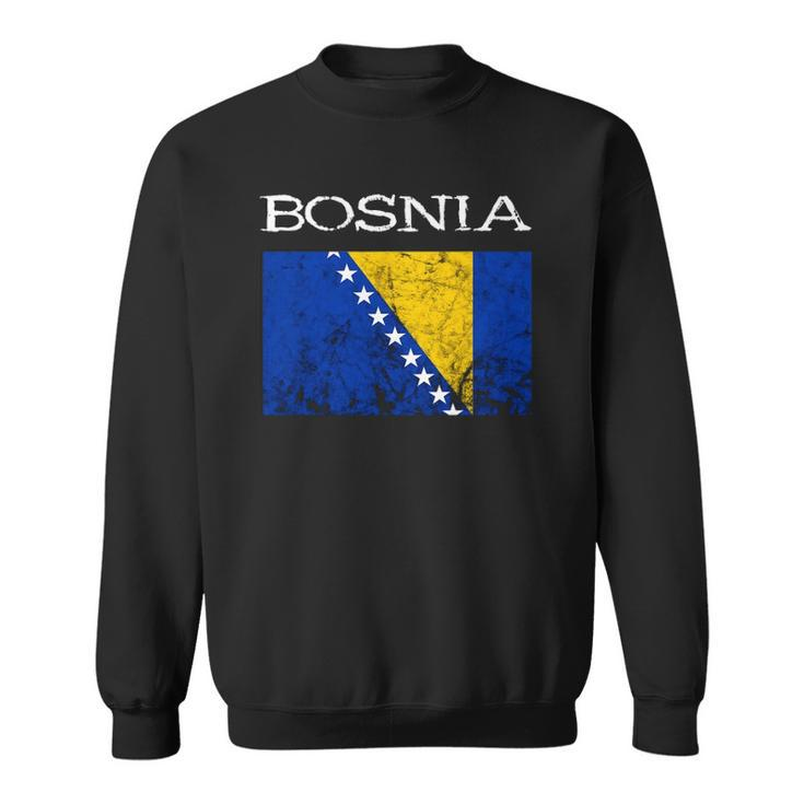 Bosnia-Herzegovina Bosnian Flag Bosnian Pride Bosnian Roots Sweatshirt