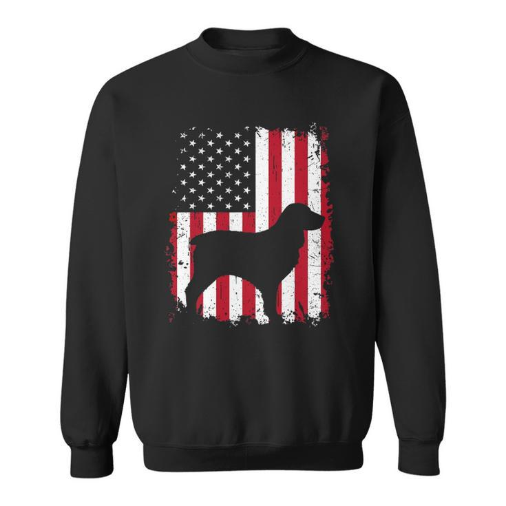 Boykin Spaniel 4Th Of July American Usa Flag Dog Gift Sweatshirt