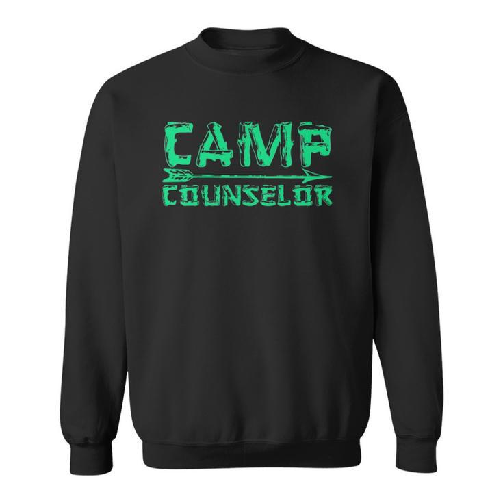 Camp Counselor Camping Camper Gift Sweatshirt