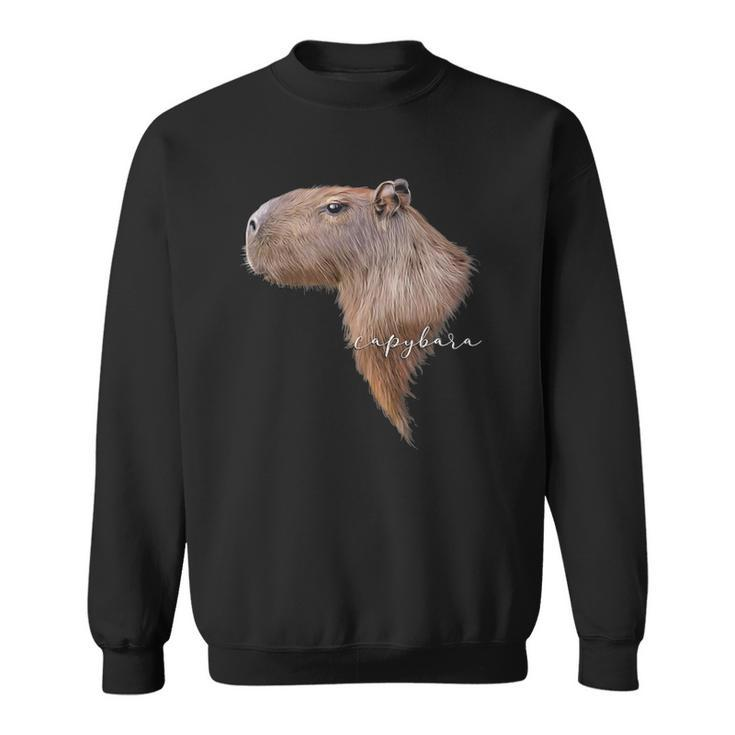 Capybara Graphic Art Capibara Rodent Gnawer Animal Novelty Sweatshirt