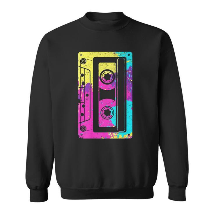 Cassette Tape Mixtape 80S And 90S Costume  Sweatshirt