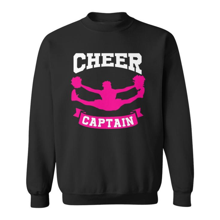 Cheer Captain Cheerleader Cheerleading Lover Gift Sweatshirt